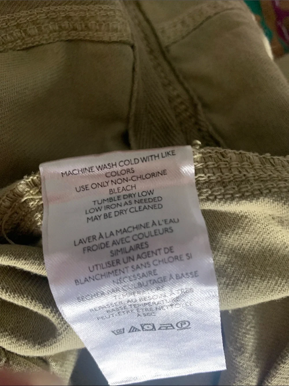 Free People Olive Green Cargo Trousers